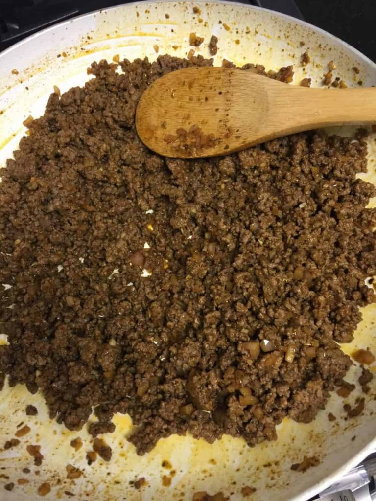 beef filling for an easy empanada dough