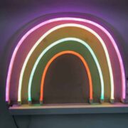 wonderland productions rainbow neon lights