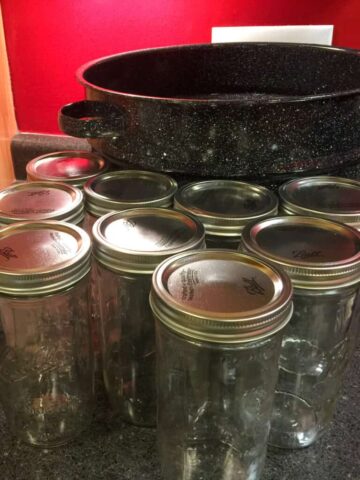 Water bath canning is the process only for quick canning of pickles, fruits, vegetables, jams and jellies, and preserves.