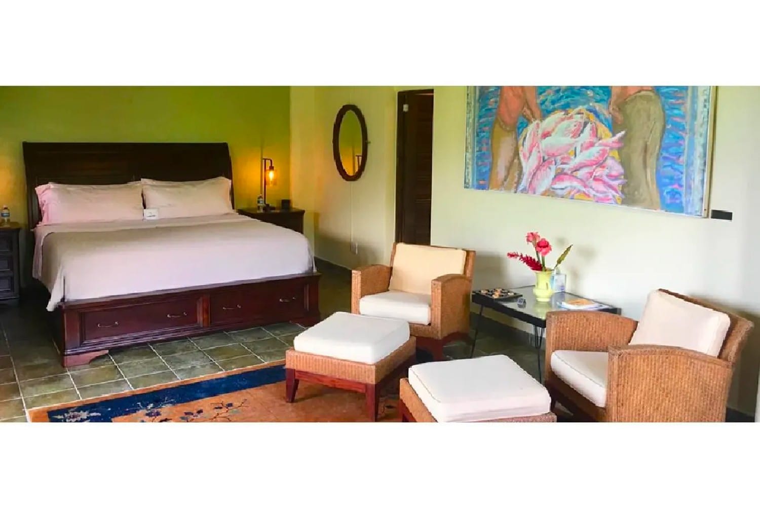 A Puerto Rico Travel Guide for Everyone 17 Bedroom in Casa Flamboyant Bed & Breakfast.